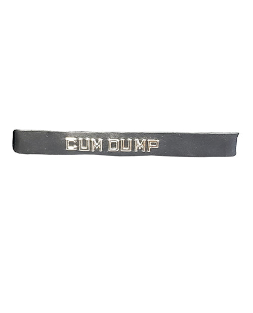 Spartacus Oil Tanned Leather Collar Black Three Quarters Inch Adjustable