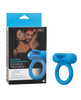 Carica l'immagine nel visualizzatore Galleria, Couple's Enhancer Silicone Rechargeable Double Trouble Enhancer w/Flickering Dual Teasers - Blue
