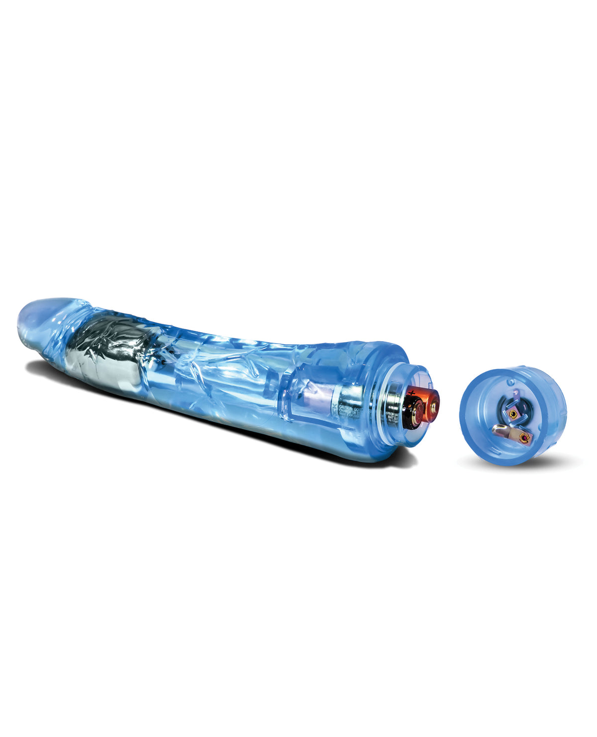 Blush Naturally Yours Mambo Vibe Blue 9 Inch Vibrator with Adjustable Speeds
