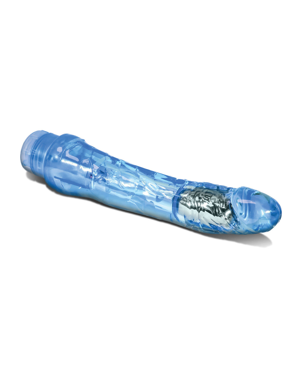 Blush Naturally Yours Mambo Vibe Blue 9 Inch Vibrator with Adjustable Speeds