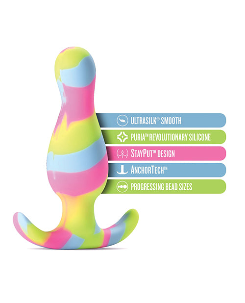 Blush Avant Kaleido Lime Silicone Anal Plug For Sensual Play