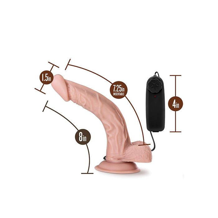 Blush Dr Skin Dr Sean 8 Inch Cock With Suction Cup Vanilla