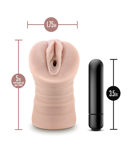 Cargue la imagen en el visor de la galería, Blush EnLust Pussy Stroker w/Vibrating Bullet - Ayumi

