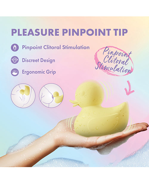 Blush Play With Me Splash Yellow Mini Vibrator With 10 Vibration Modes