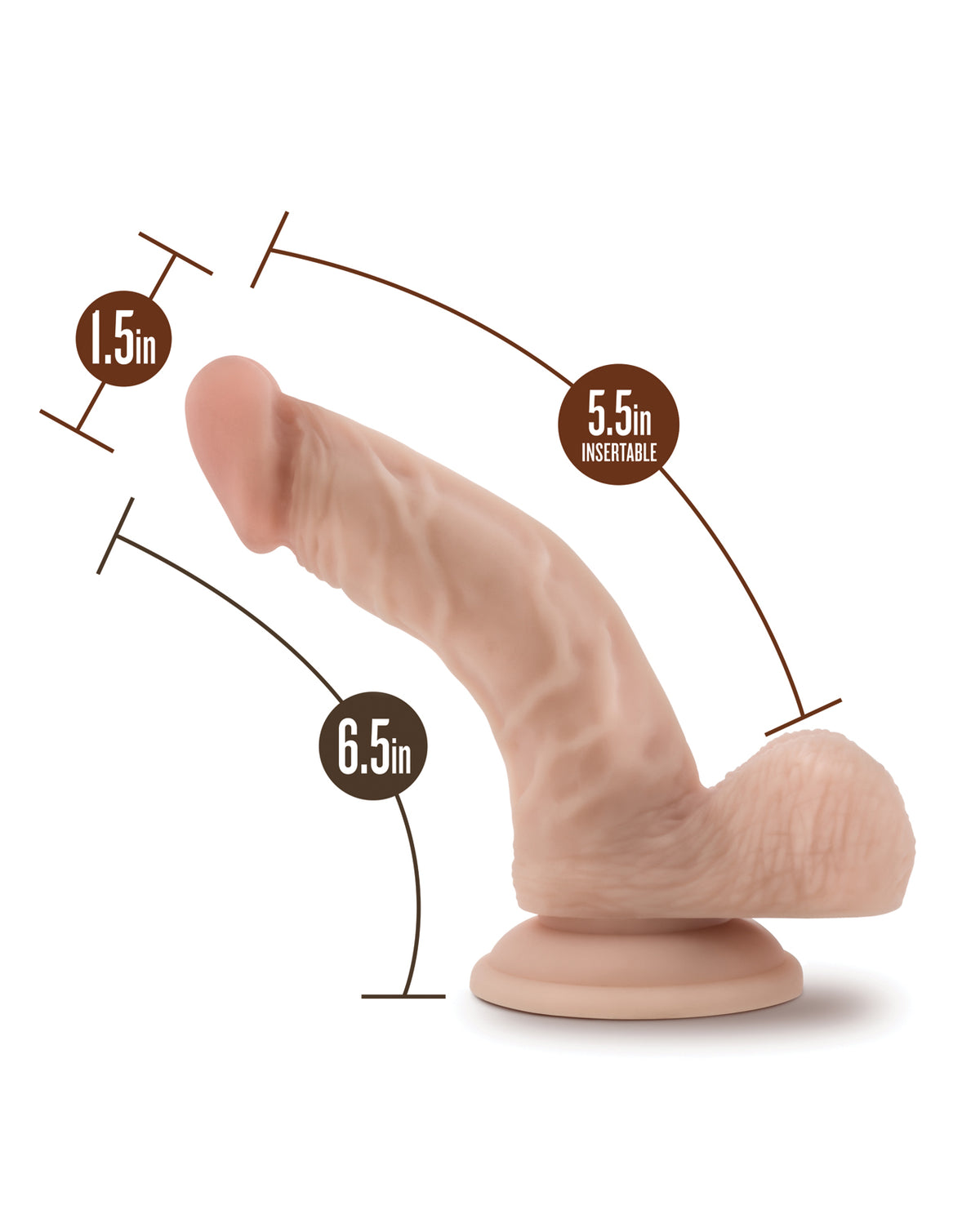 Blush Coverboy The Boy In Blue With Suction Cup Flesh