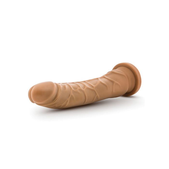 Blush Dr Skin Realistic Cock Basic 8.5 Inch Mocha Dildo With Suction Cup