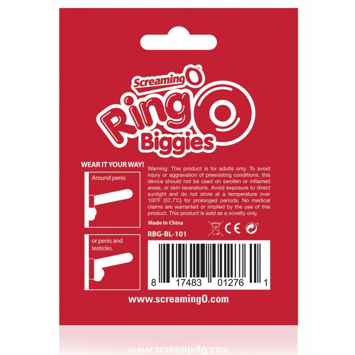 Screaming O RingO Biggies - Schwarz