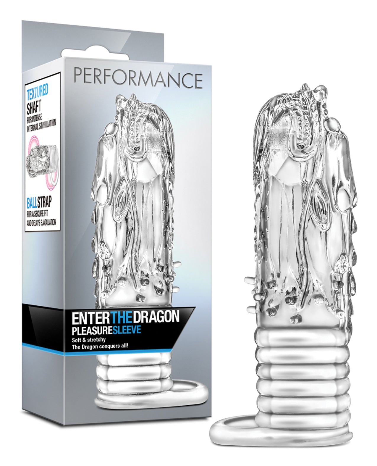 Capa Peniana Blush Performance Enter the Dragon - Transparente