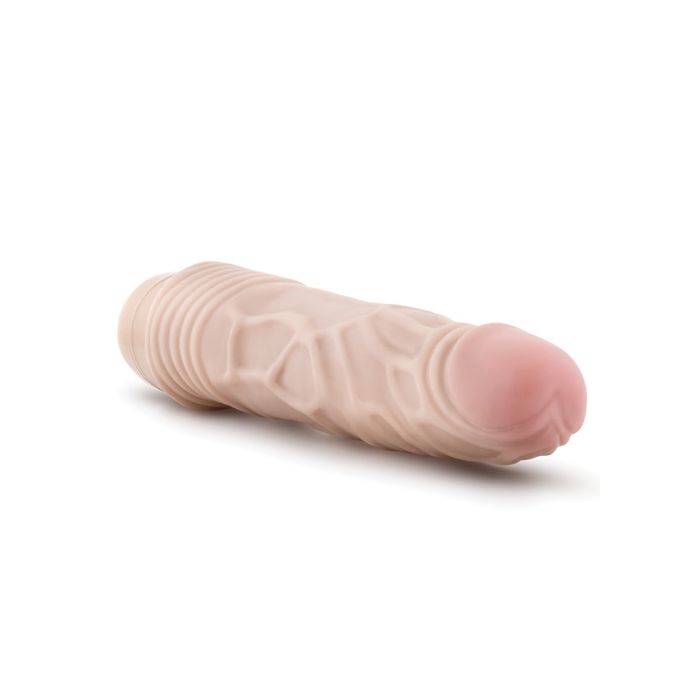 Blush Dr Skin Vibe 2 Beige 9 Inch Realistic Vibrator With Veins