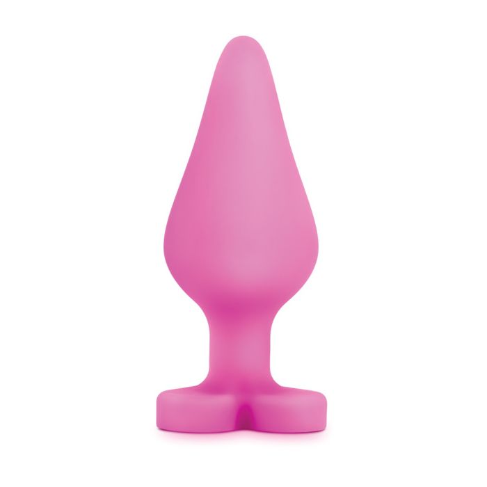 Blush Naughty Candy Heart Plug Be Mine Pink Silicone