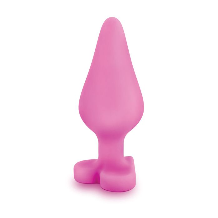 Blush Naughty Candy Heart Plug Be Mine Pink Silicone