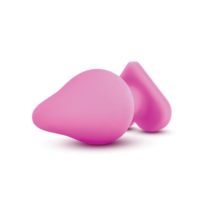 Blush Naughty Candy Heart Plug Be Mine Pink Silicone