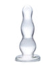 Load image into Gallery viewer, Glas 4 Inch Butt Plug Clear Graduated Bulbs For Anal Play
