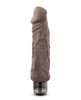 Load image into Gallery viewer, Blush X5 Plus Hard On Vibrating 9 Inch Dildo Brown Waterproof Multi Speed
