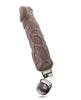 Load image into Gallery viewer, Blush X5 Plus Hard On Vibrating 9 Inch Dildo Brown Waterproof Multi Speed
