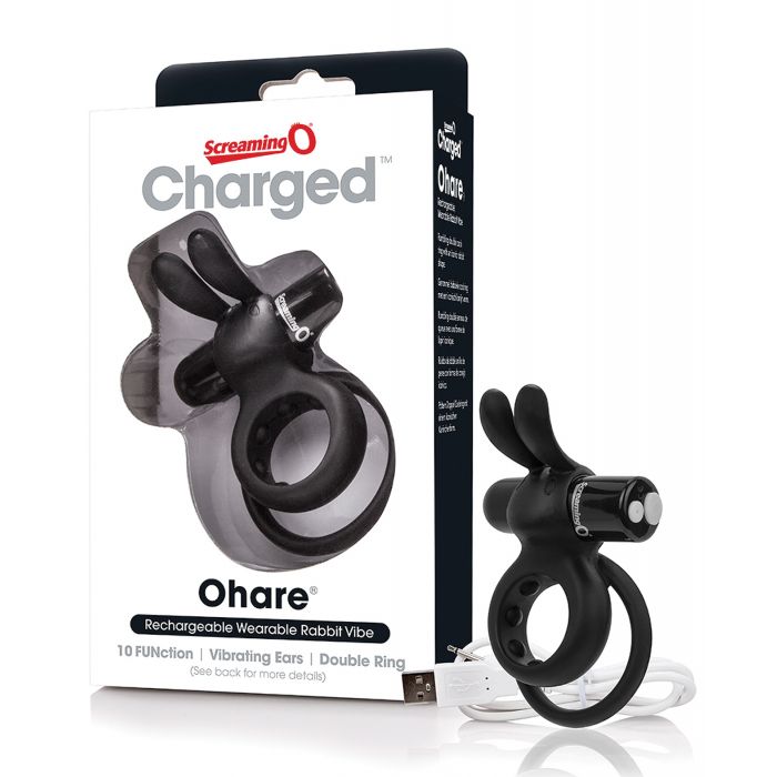 Screaming O Charged Ohare Vooom Mini Vibrator - Negru