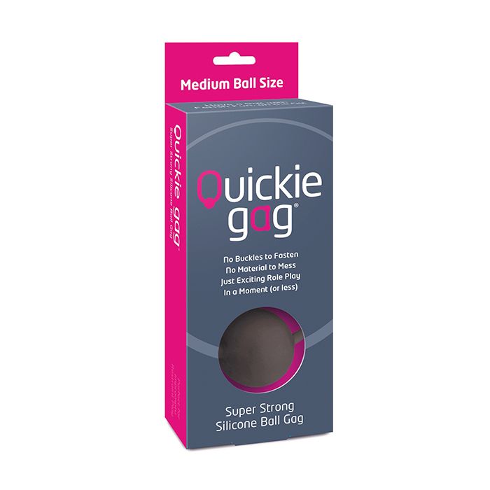 Quickie Ball Gag Medium - Black