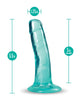 Ladda bilden i Galleri Viewer, Blush B Yours Plus 5 Inch Hard And Happy Teal Dildo With Suction Cup
