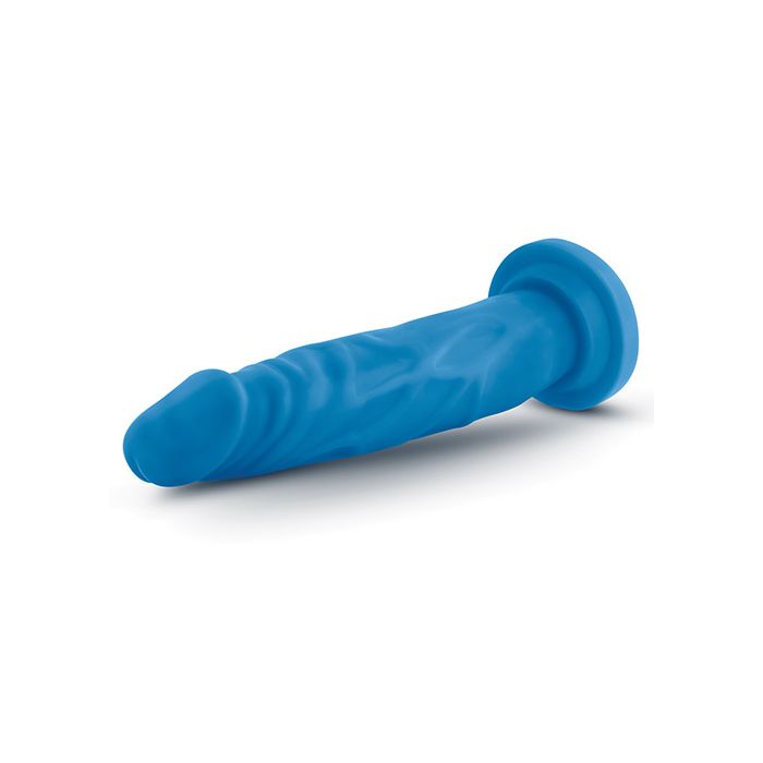 Blush Neo Dual Density Neon Blue Cock With Suction Cup