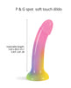 Carica l'immagine nel visualizzatore Galleria, Love to Love Silicone Dildolls Stargazer - Gradient Rainbow w/Glitter
