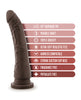 Ladda bilden i Galleri Viewer, Blush Dr Skin Plus 9 Inch Realistic Posable Dildo Chocolate
