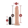Afbeelding laden in Galerijviewer, Blush Dr. Skin Dr. Throb 9.5" Cock met zuignap - Vanille
