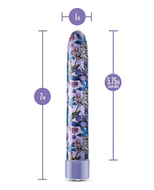 Load image into Gallery viewer, Blush Limited Addiction Floradelic 7&quot; Rechargeable Vibe - Purple
