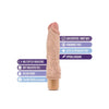Carica l'immagine nel visualizzatore Galleria, Blush Dr Skin Vibe 10 Beige Realistic Waterproof Vibrator
