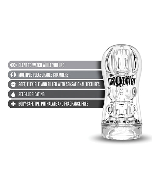 Blush M for Men Soft and Wet Magnifier Stroker Clear