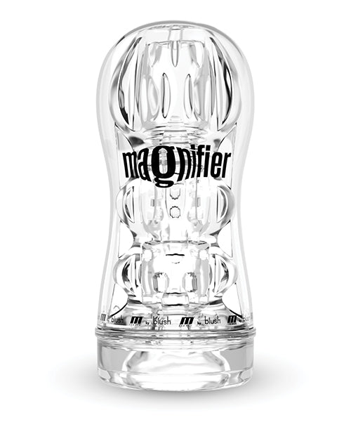 Blush M for Men Soft and Wet Magnifier Stroker Clear