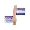 Carica l'immagine nel visualizzatore Galleria, Blush Dr Skin Vibe 8.5 Inch Dong Beige Veiny Realistic Dildo Waterproof
