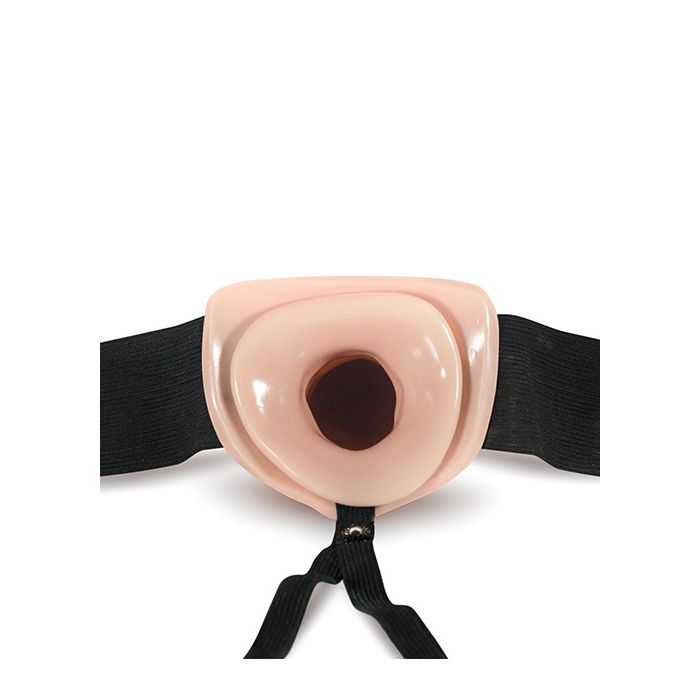 Rouge Dr. Skin 7" Ihålig Strap On - Vanilj