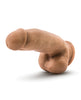 Load image into Gallery viewer, Blush Dr. Skin Silicone Dr. Samuel 7&quot; Dildo w/Balls - Mocha
