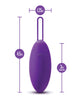 Load image into Gallery viewer, Blush Wellness Imara Vibrating Egg w/Remote - Purple
