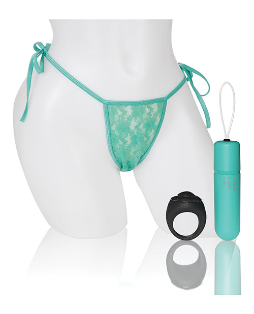 Screaming O Min Hemlighet 4T Trosvibrator med Fjärrkontroll - Kiwi