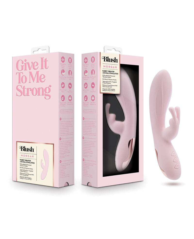 Load image into Gallery viewer, Blush Morgan Rabbit Vibrator - Pink
