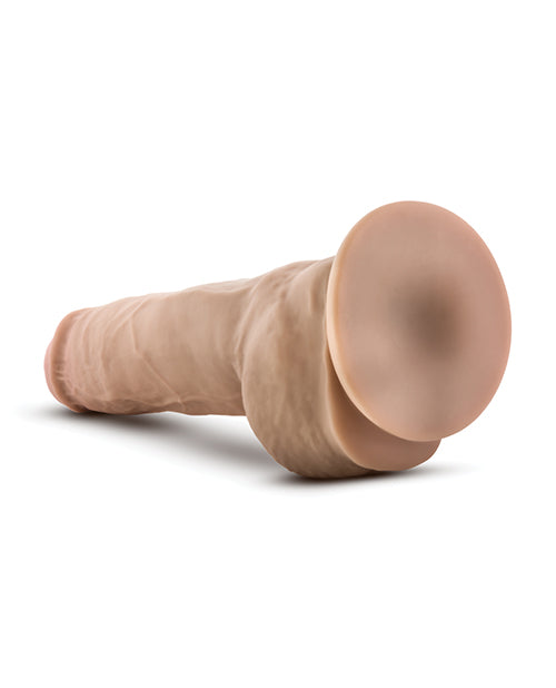 Blush Au Naturel 10 Inch Big Boy Realistic Dildo With Balls Vanilla