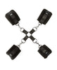 Load image into Gallery viewer, Sei Mio Hog Tied &amp; Satisfied Hog Tie &amp; Cuff Set - Black
