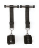 Bild in den Galerie-Viewer laden, Sei Mio Doorway Play Adjustable Over Door Cuff Restraints - Black
