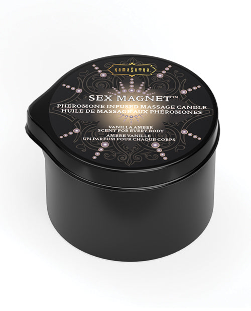 Sex Magnet Pheromone - Vanilla Amber Massage Candle 2 oz