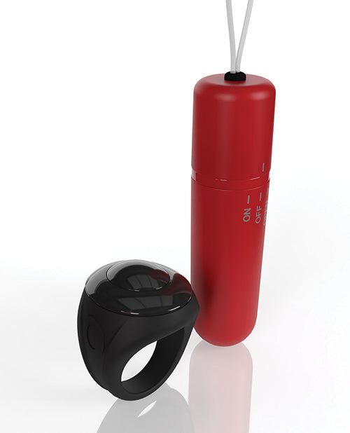 Screaming O Min Hemlighet 4T Trosvibrator med Fjärrkontroll - Röd