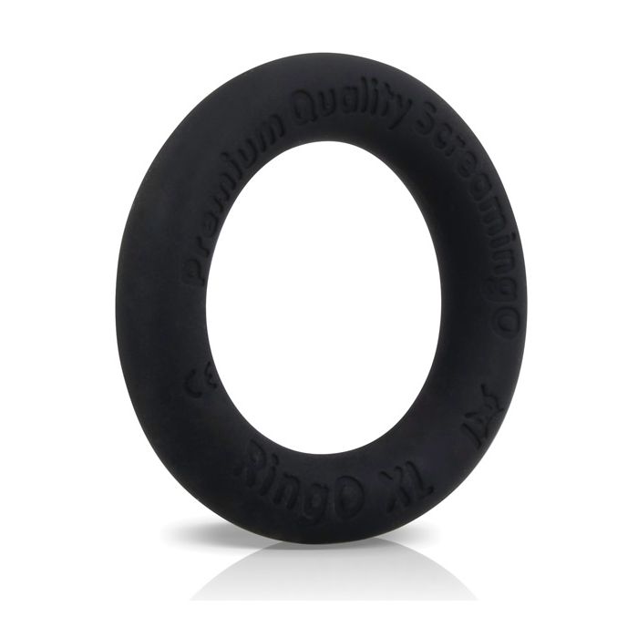 Screaming O RingO Ritz XL Black Silicone Ring Ultra Stretch Fit