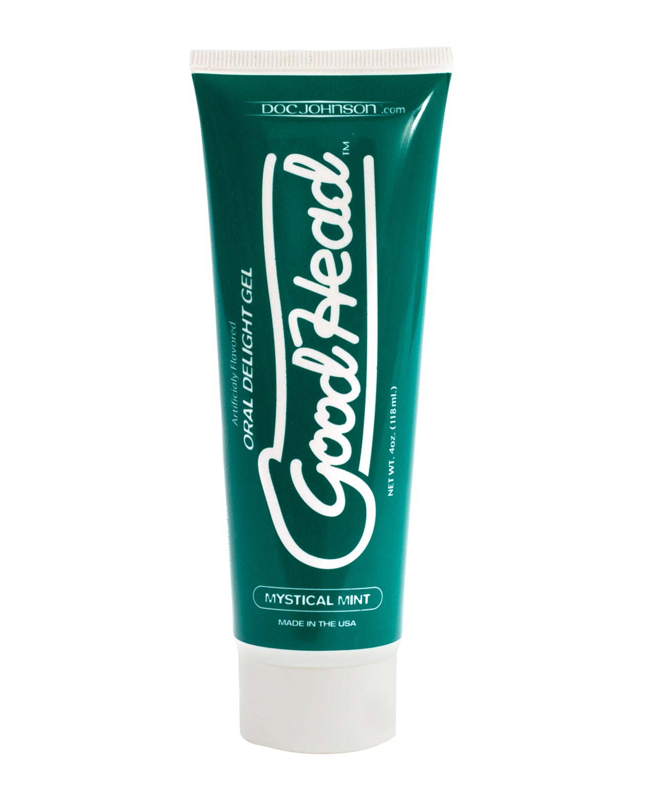 GoodHead Mint Oral Gel 4 Oz Flavored Edible Lubricant for Intimacy