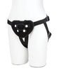 Carica l&#39;immagine nel visualizzatore Galleria, Lux Fetish Strap On Harness Black Neoprene With Bullet Vibe Pocket For Beginners
