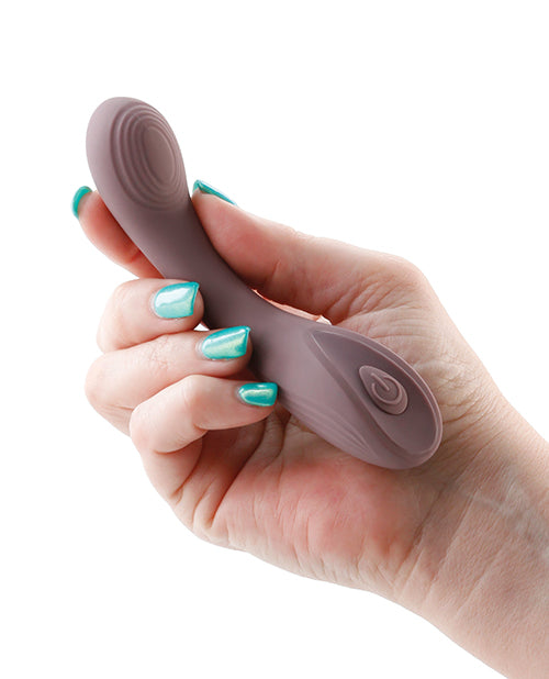 Desire Pure Brown Petite Silicone Vibrator 3 Speed 7 Functions