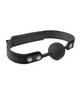 Load image into Gallery viewer, Sei Mio Strictly Come Quietly Soft Strap Silicone Ball Gage - Black
