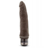 Load image into Gallery viewer, Dr Skin Mr Skin Vibe 7 Chocolate Vibrating Dildo Waterproof
