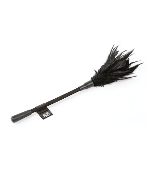 Sei Mio Tickled Kink Soft Mini Feather Tickler - Black