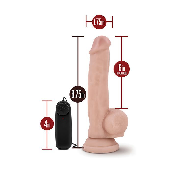 Blush Dr Skin Dr Jay 8.75 Inch Cock With Suction Cup Vanilla