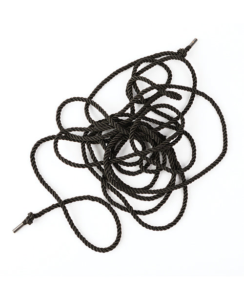 Sei Mio Knot in Control 10 m Silky Bondage Rope - Black